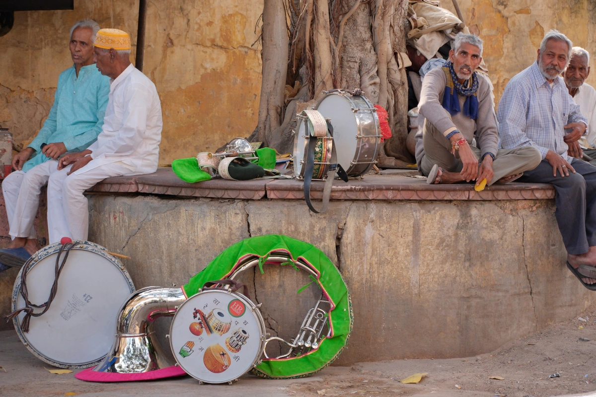 Début d’un voyage Holi à Delhi avec visite du tombeau d’Humayun, joyau du patrimoine moghol
