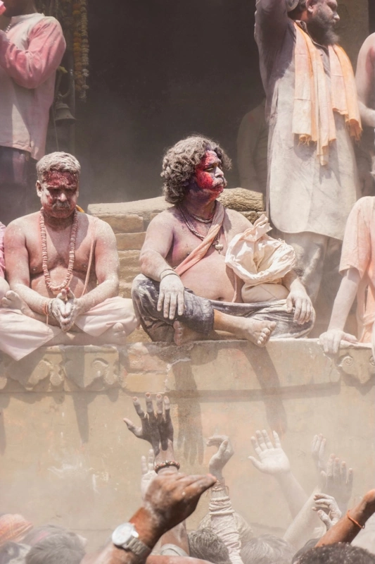 Lathmar Holi à Nandgaon – fête traditionnelle haute en couleurs pendant un voyage Holi 